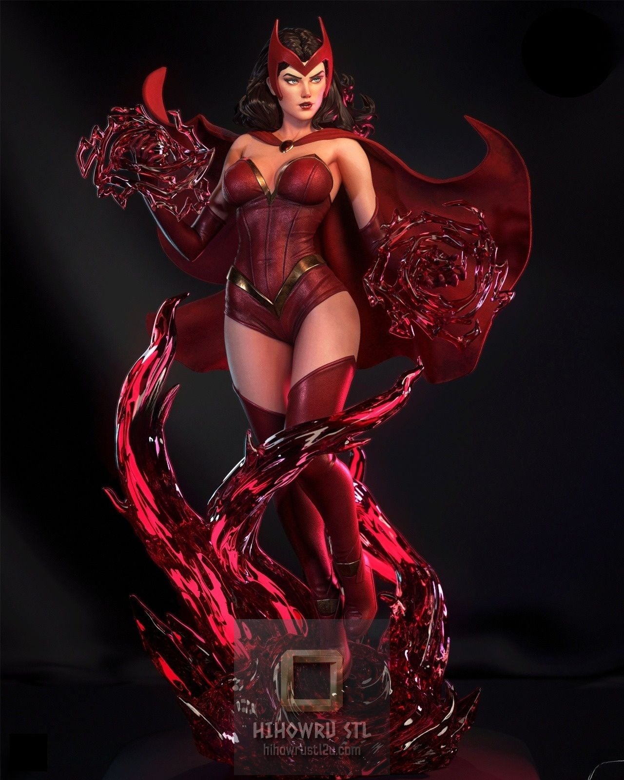 5152 Scarlet Witch NSFW - Wanda Maximoff - STL 3D Print Files