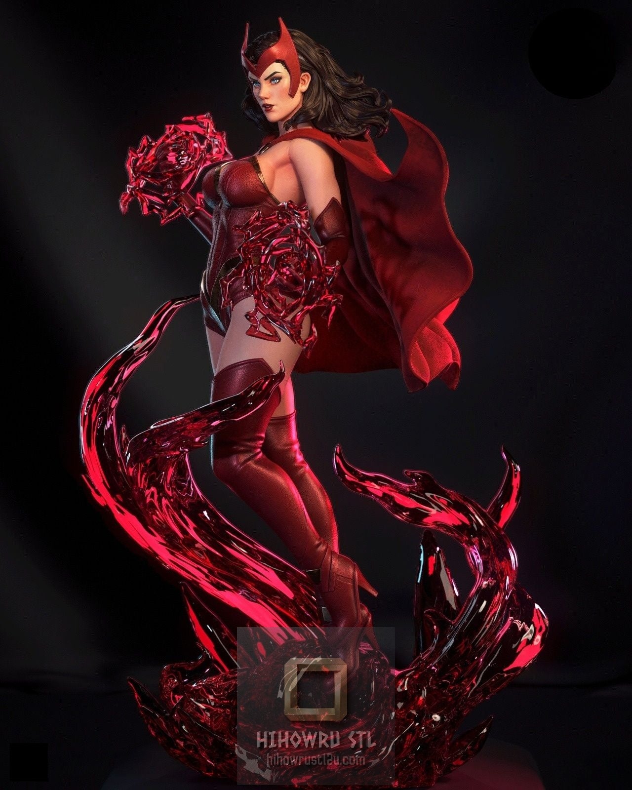 5152 Scarlet Witch NSFW - Wanda Maximoff - STL 3D Print Files