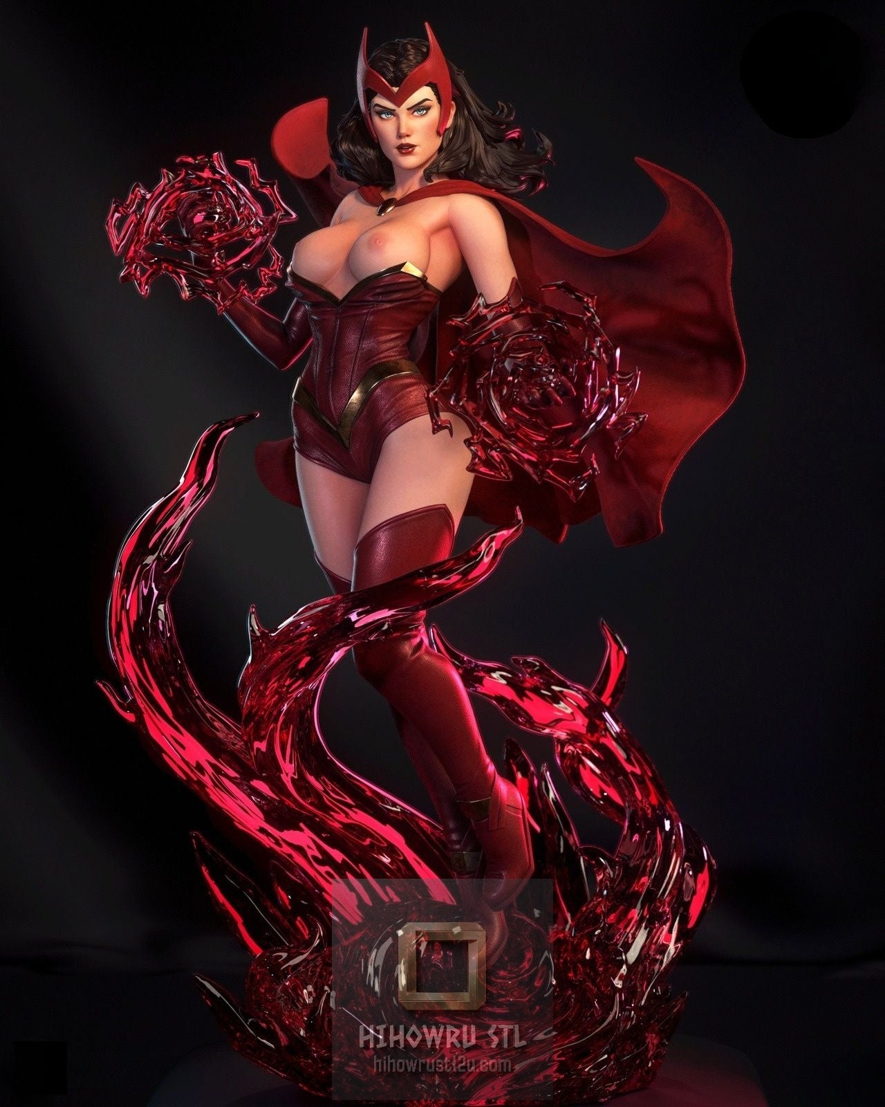 5152 Scarlet Witch NSFW - Wanda Maximoff - STL 3D Print Files