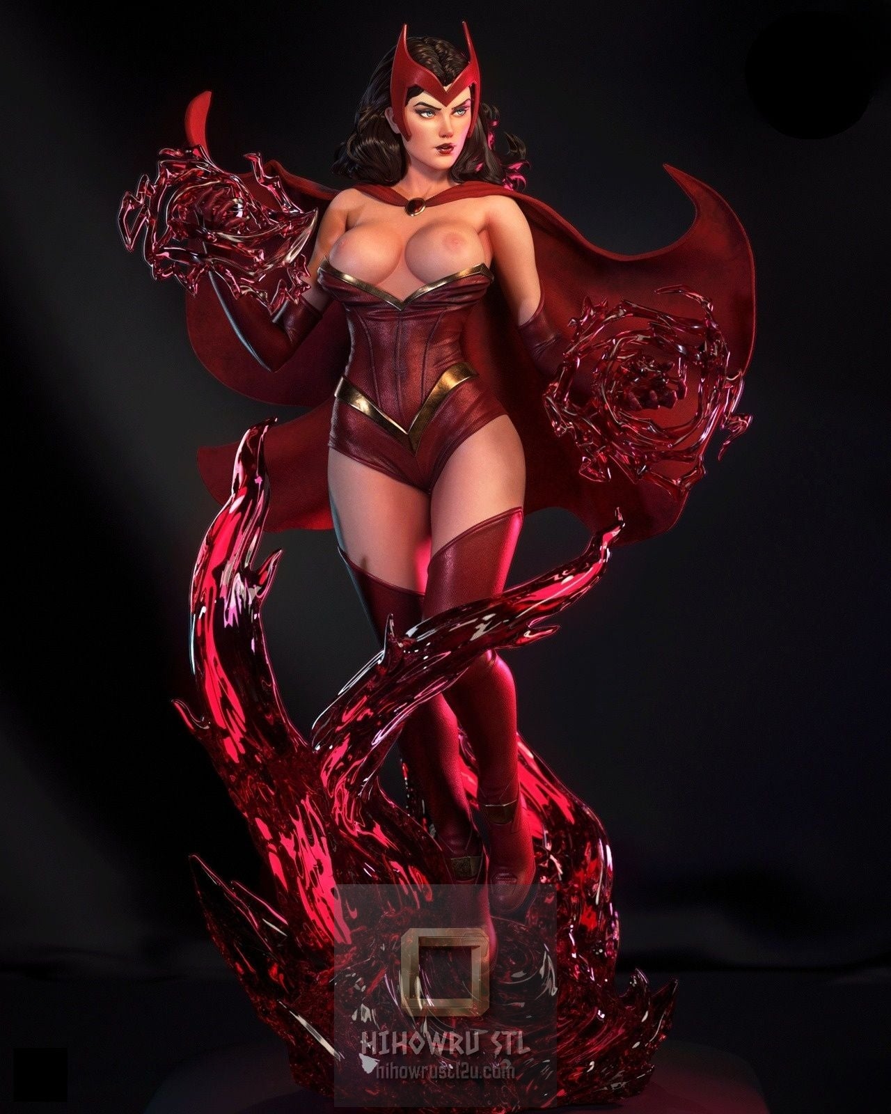 5152 Scarlet Witch NSFW - Wanda Maximoff - STL 3D Print Files
