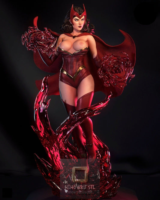 5152 Scarlet Witch NSFW - Wanda Maximoff - STL 3D Print Files