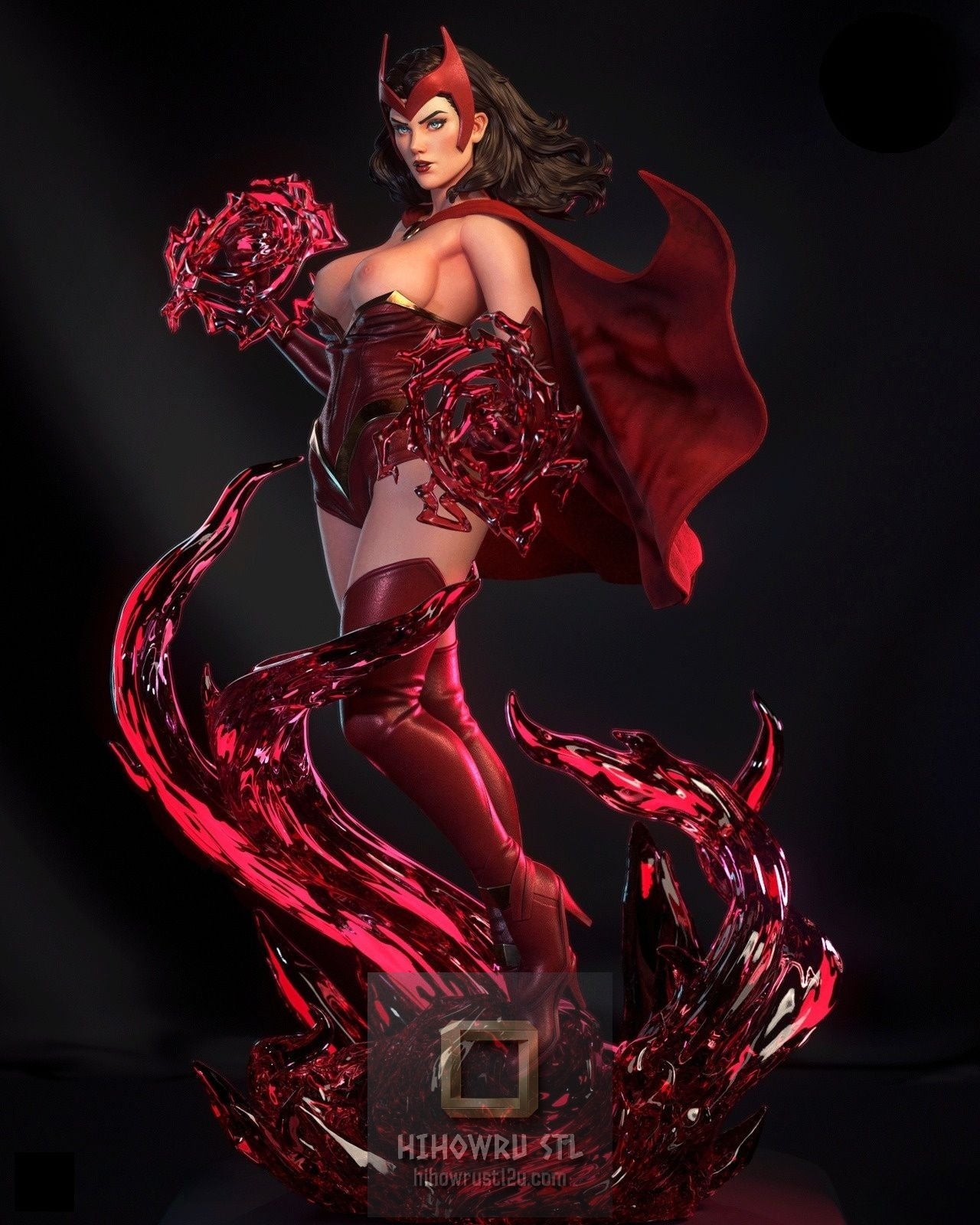 5152 Scarlet Witch NSFW - Wanda Maximoff - STL 3D Print Files