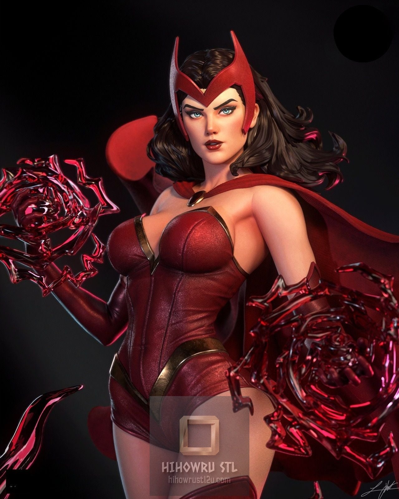 5152 Scarlet Witch NSFW - Wanda Maximoff - STL 3D Print Files