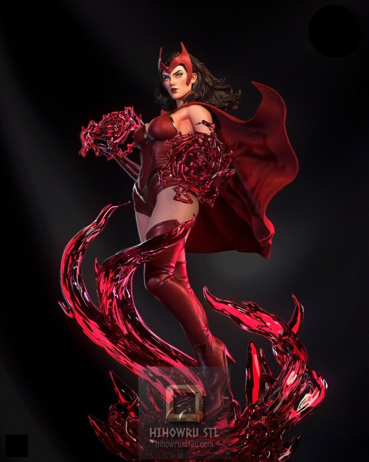 5152 Scarlet Witch NSFW - Wanda Maximoff - STL 3D Print Files