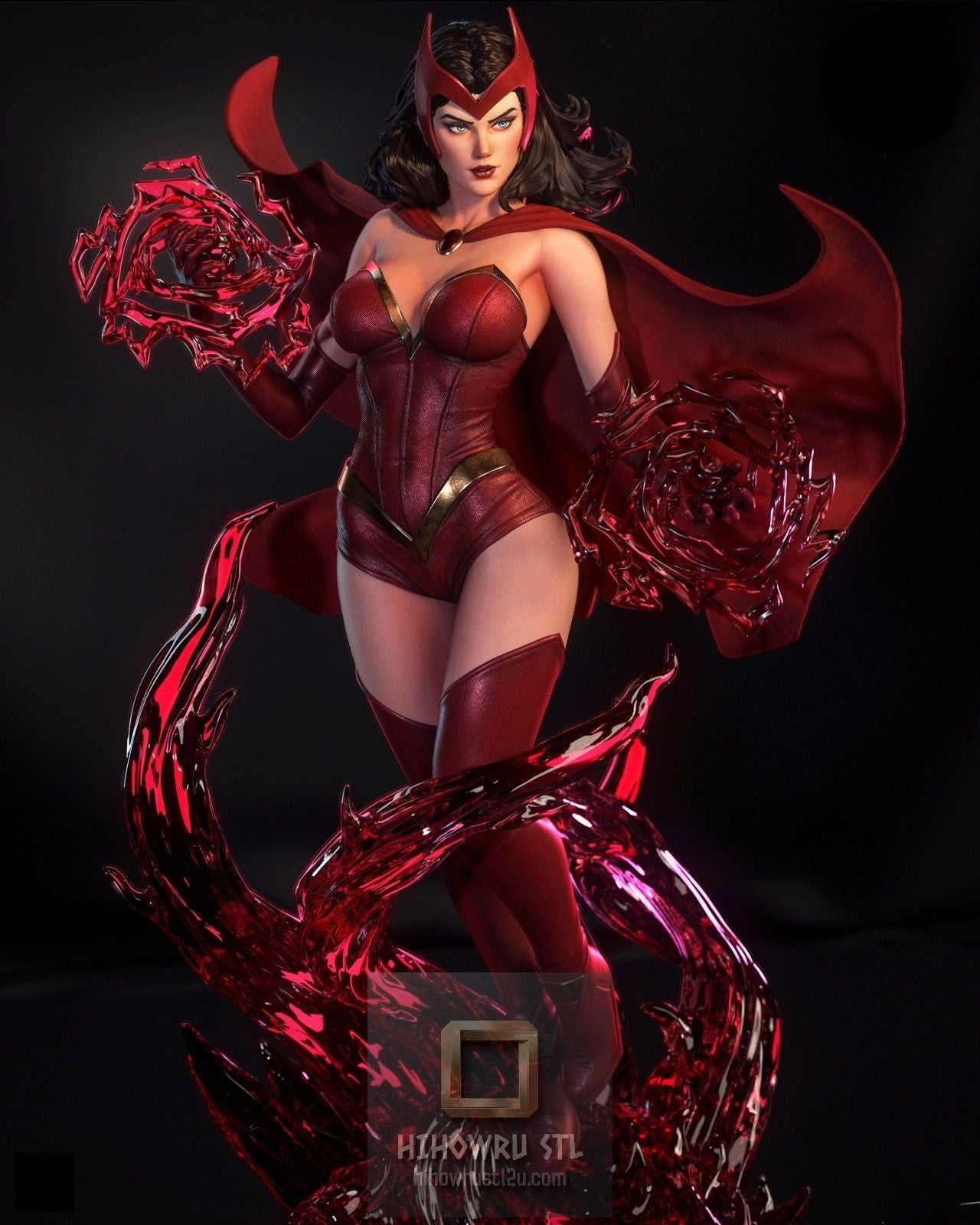 5152 Scarlet Witch NSFW - Wanda Maximoff - STL 3D Print Files