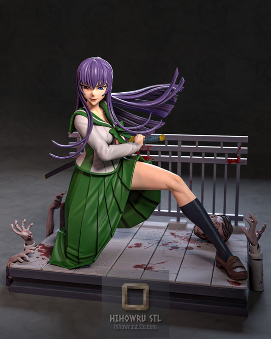 5186 Saeko Busujima NSFW - Highschool of the Dead - STL 3D Print Files