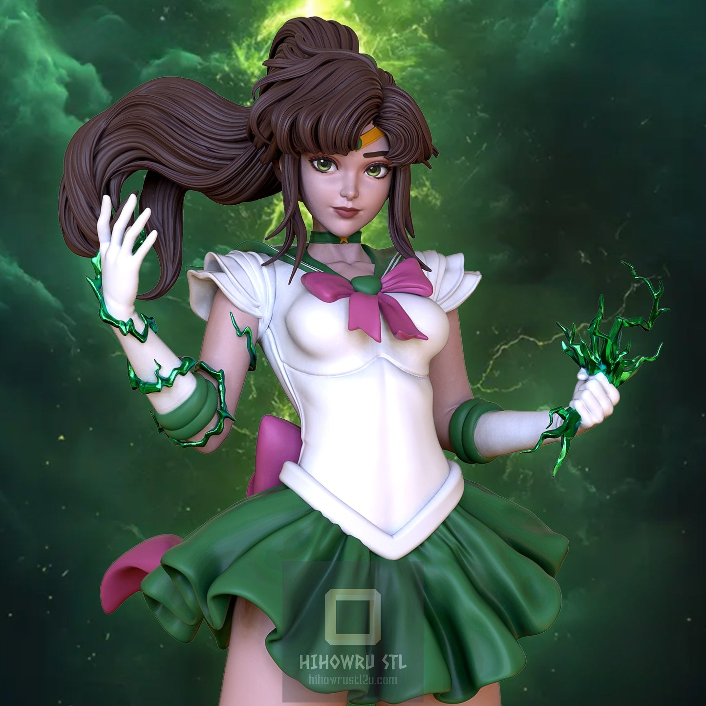 4826 Sailor Jupiter - Sailor Moon - STL 3D Print Files