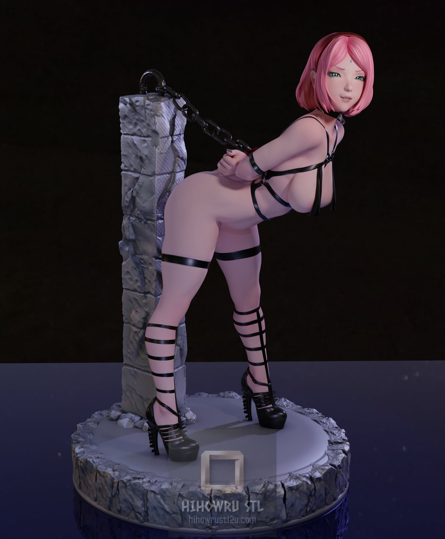 5091 Sakura Haruno NSFW - Naruto - STL 3D Print Files