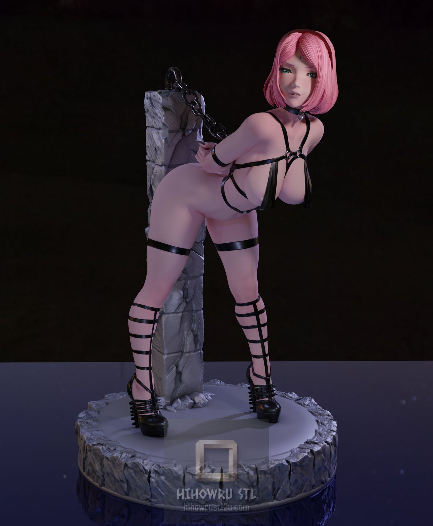 5091 Sakura Haruno NSFW - Naruto - STL 3D Print Files