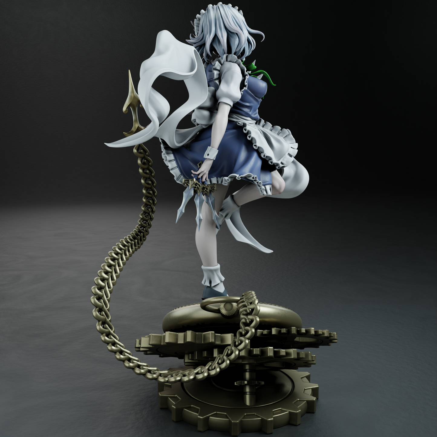 3196 Sakuya Izayoi NSFW - Touhou - STL 3D Print Files