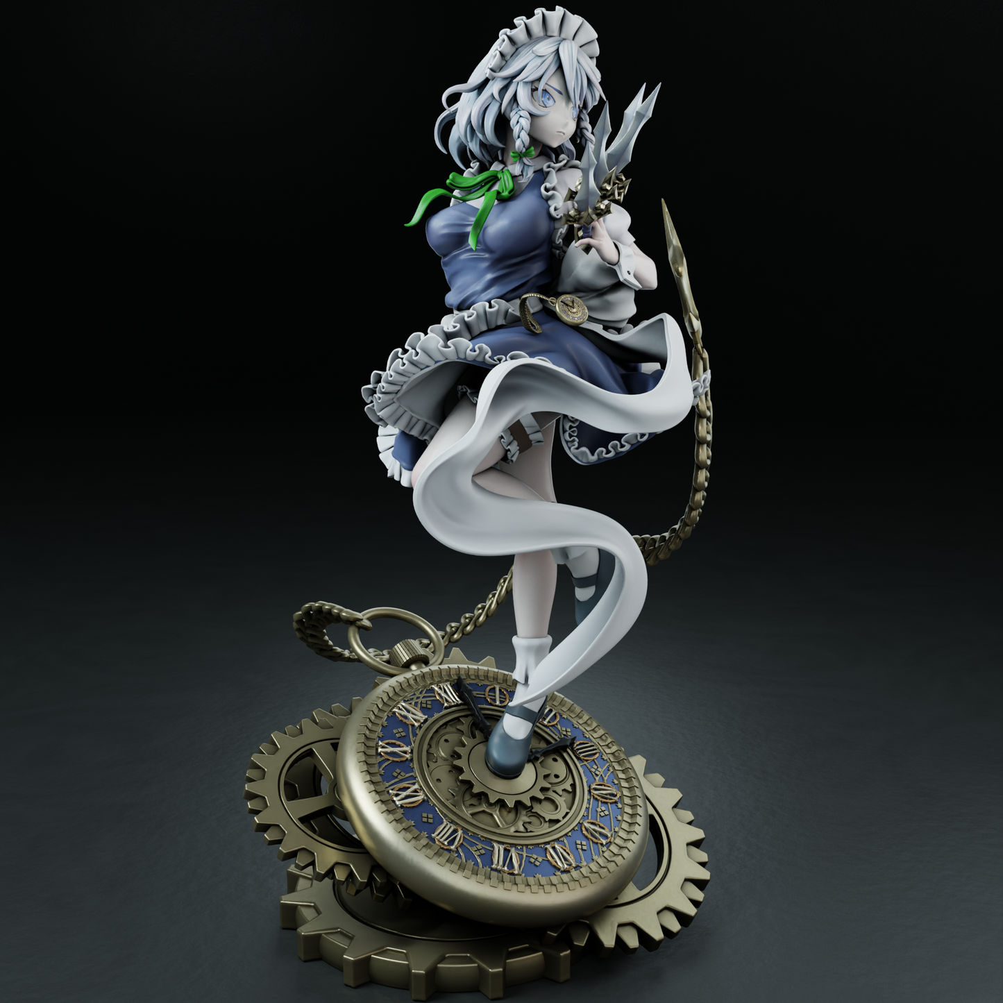 3196 Sakuya Izayoi NSFW - Touhou - STL 3D Print Files