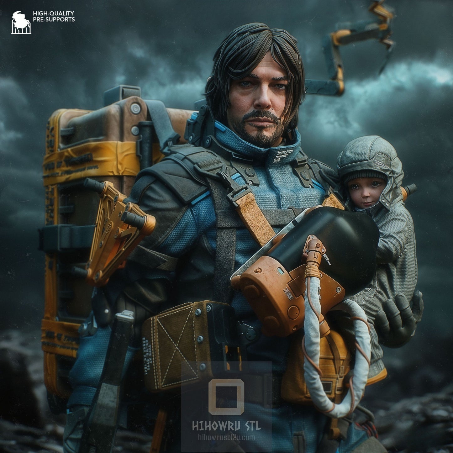 4394 Sam Porter Bridges - Death Stranding - STL 3D Print Files