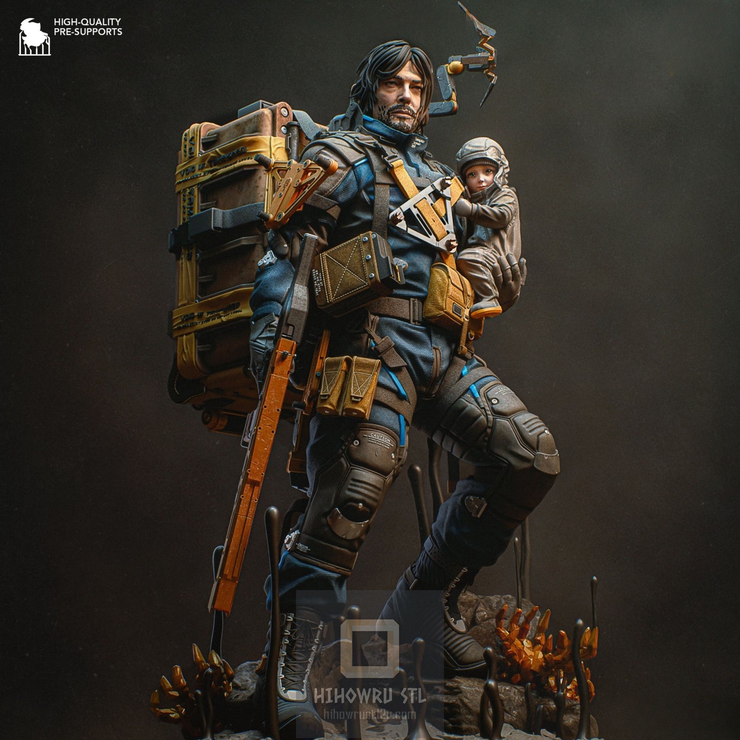 4394 Sam Porter Bridges - Death Stranding - STL 3D Print Files