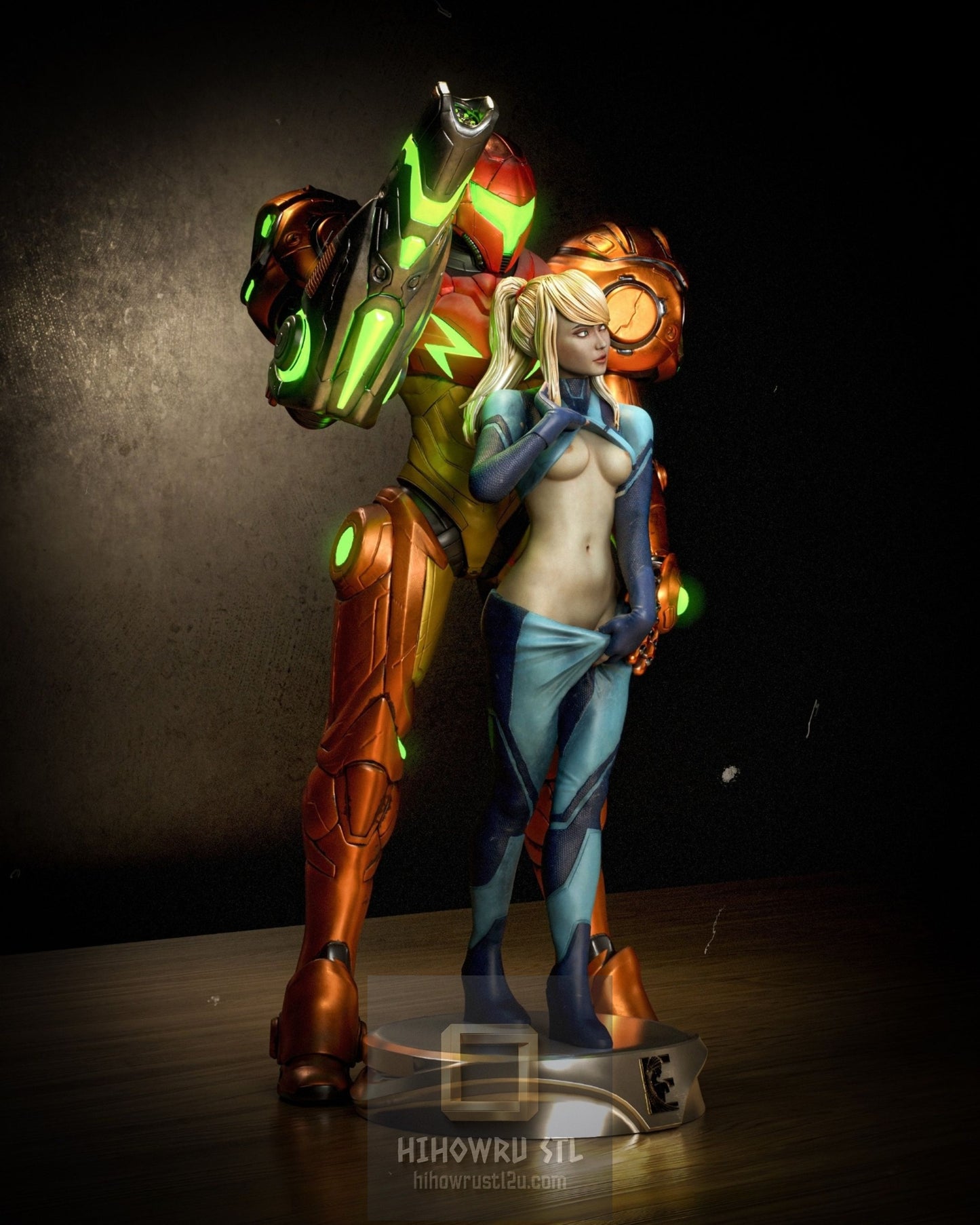 5100 Samus Aran NSFW - Metroid - STL 3D Print Files