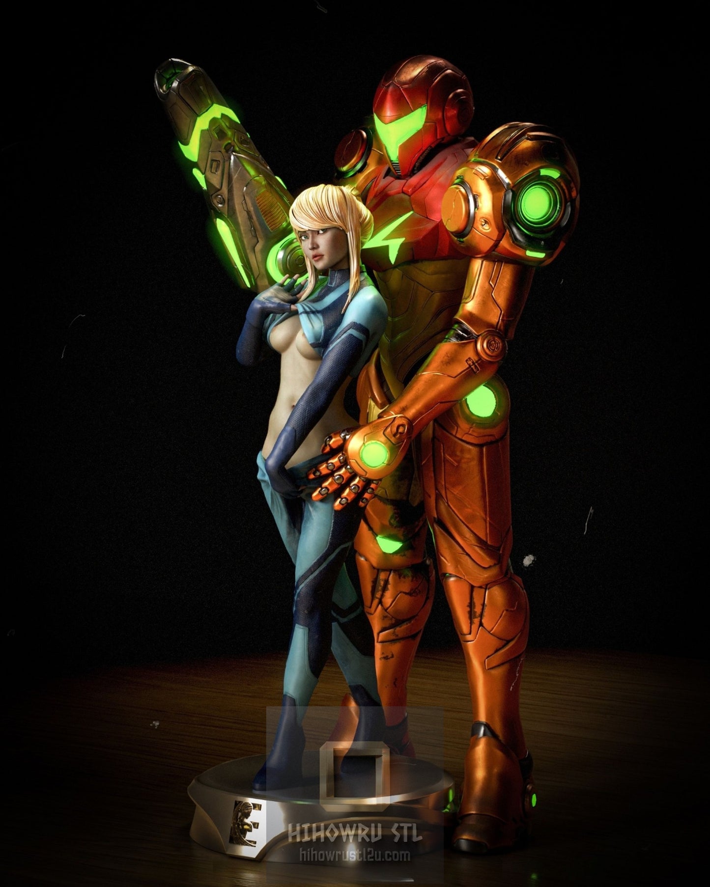 5100 Samus Aran NSFW - Metroid - STL 3D Print Files