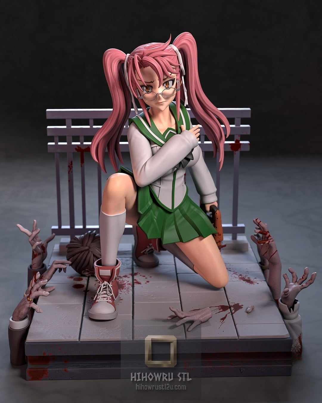 5364 Saya Takagi NSFW - Highschool of the Dead - STL 3D Print Files