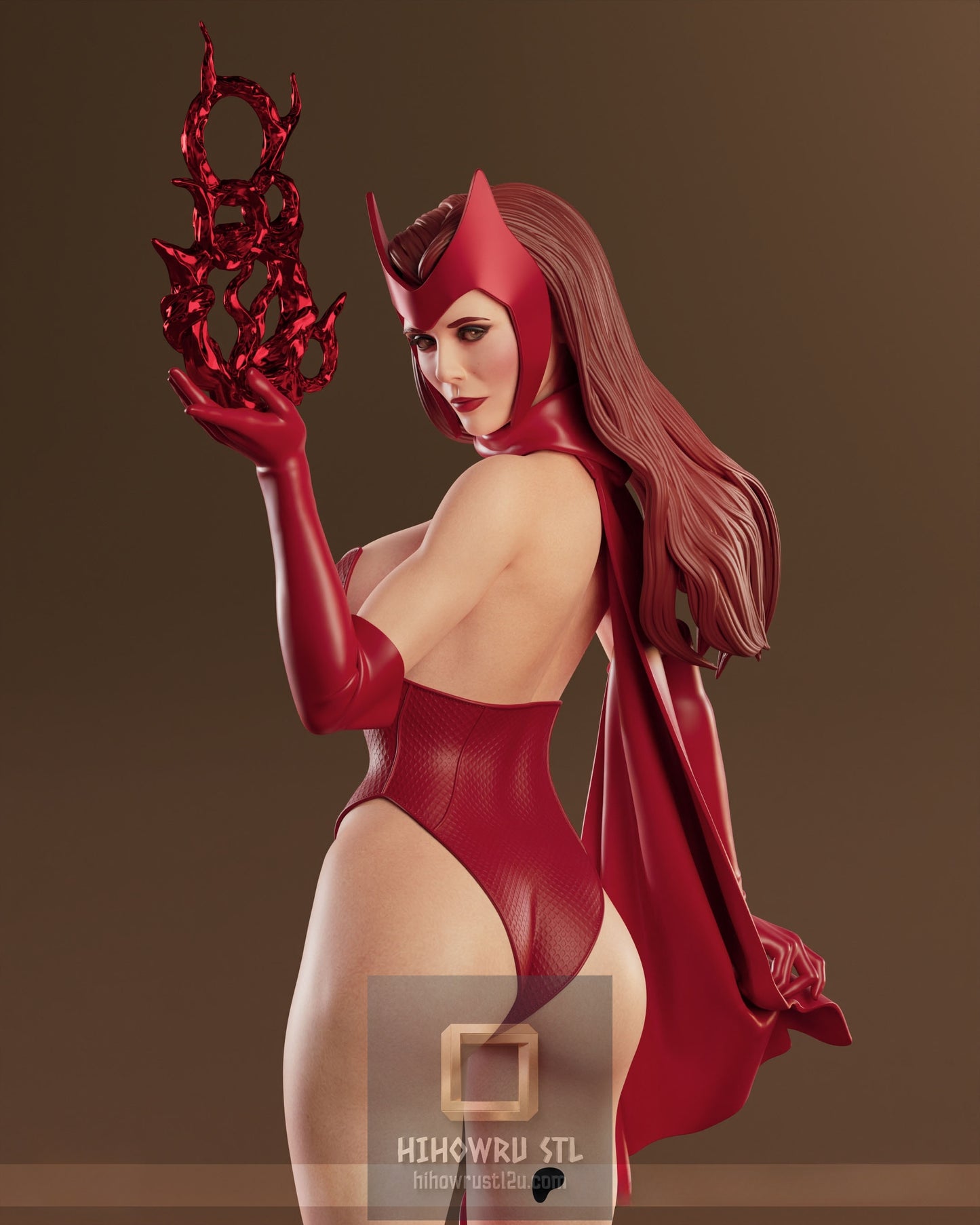 5418 Scarlet Witch NSFW - Wanda Maximoff - STL 3D Print Files