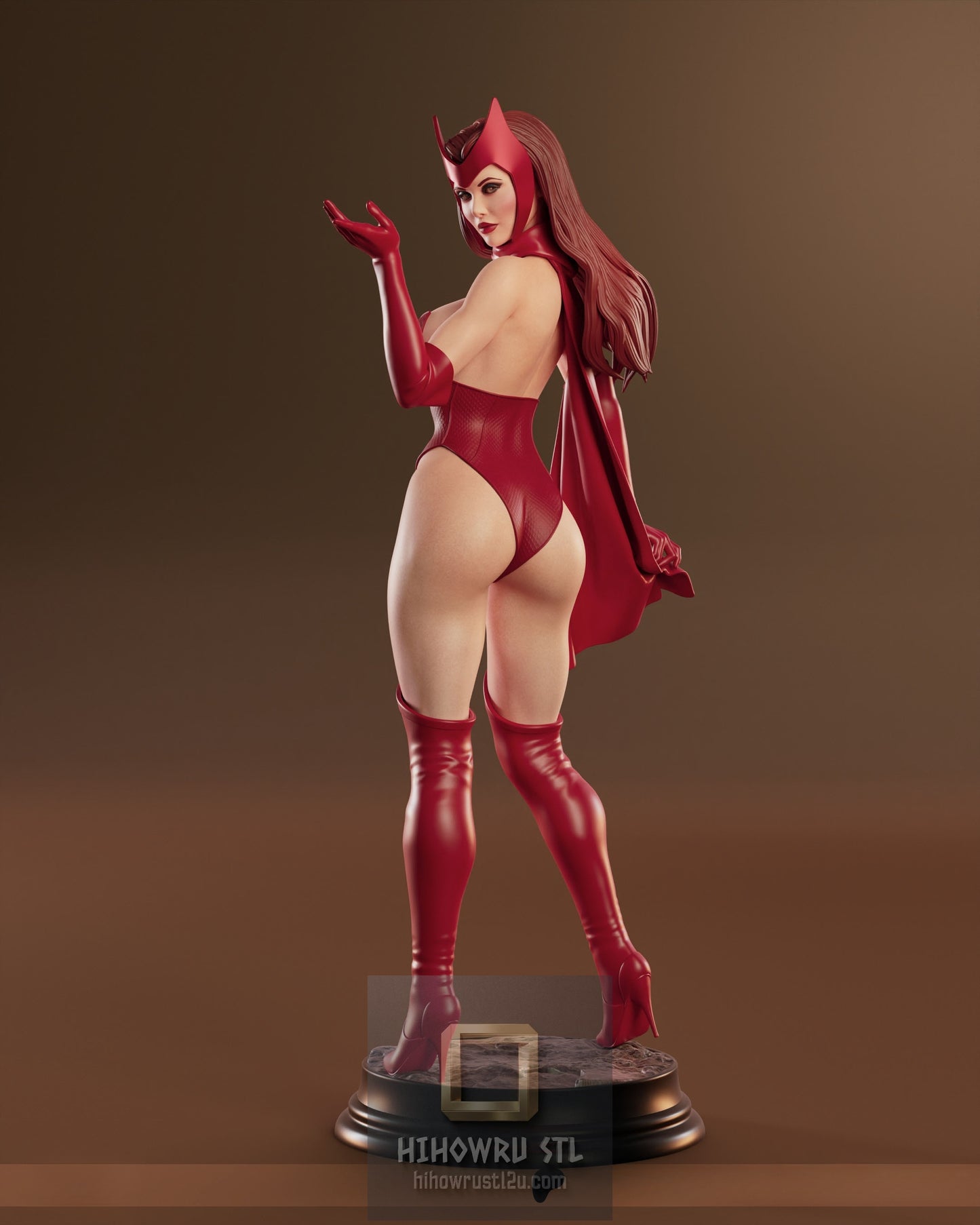 5418 Scarlet Witch NSFW - Wanda Maximoff - STL 3D Print Files