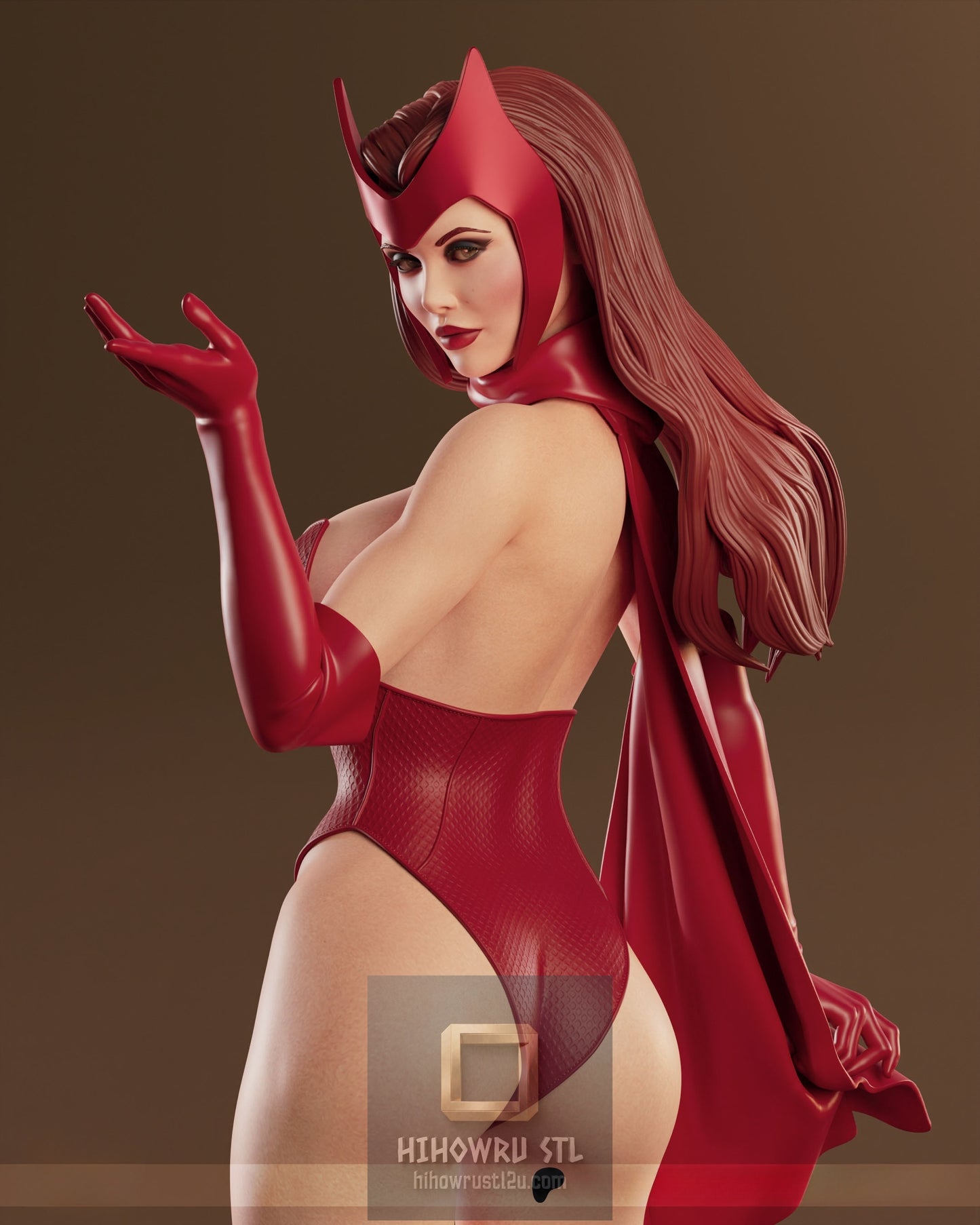5418 Scarlet Witch NSFW - Wanda Maximoff - STL 3D Print Files