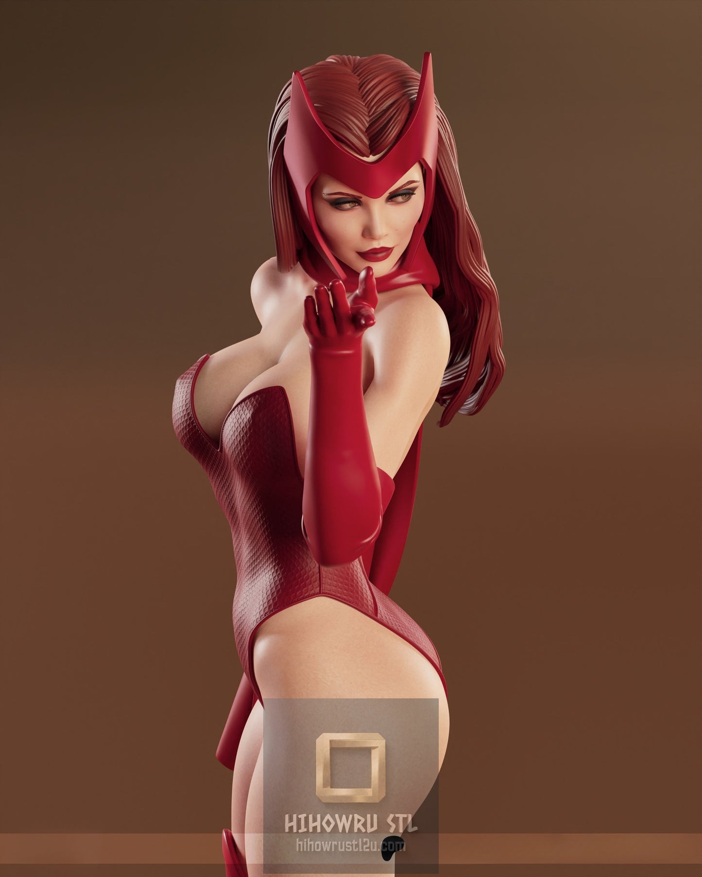 5418 Scarlet Witch NSFW - Wanda Maximoff - STL 3D Print Files