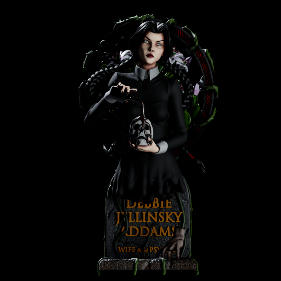 1712 Wednesday Addams NSFW - STL 3D Print Files