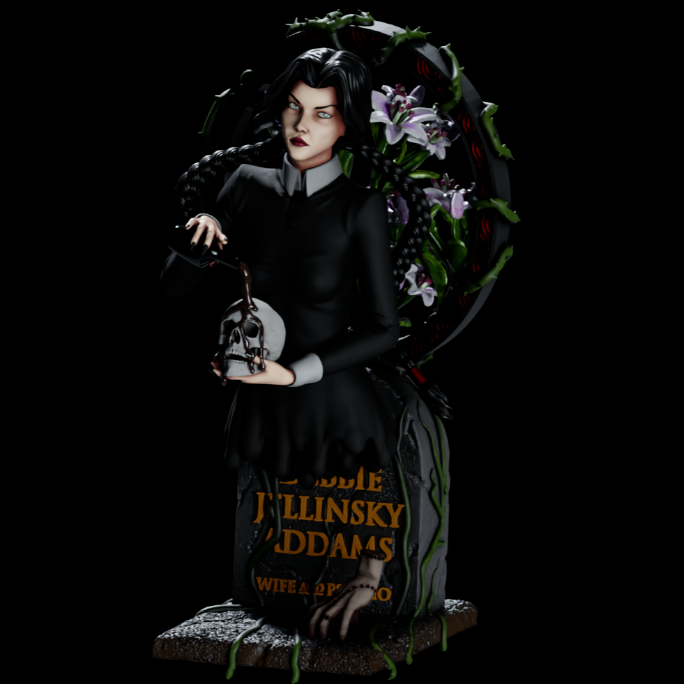 1712 Wednesday Addams NSFW - STL 3D Print Files