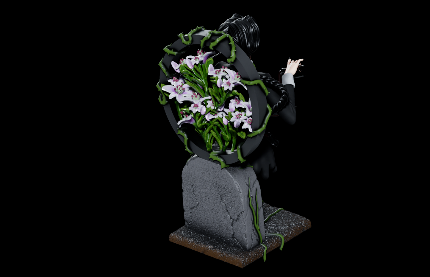 1712 Wednesday Addams NSFW - STL 3D Print Files