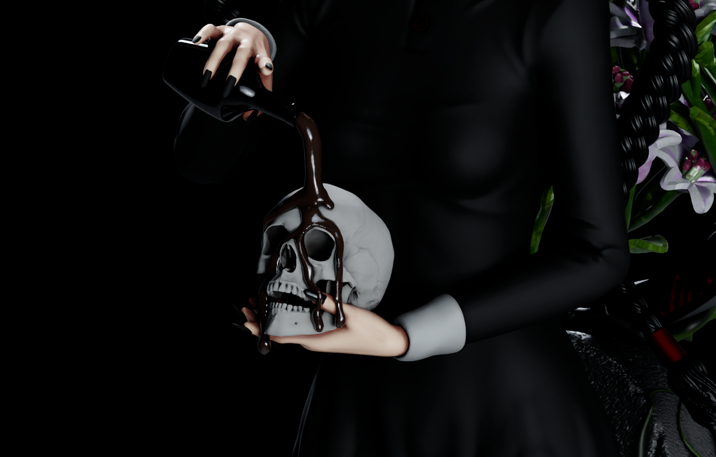 1712 Wednesday Addams NSFW - STL 3D Print Files