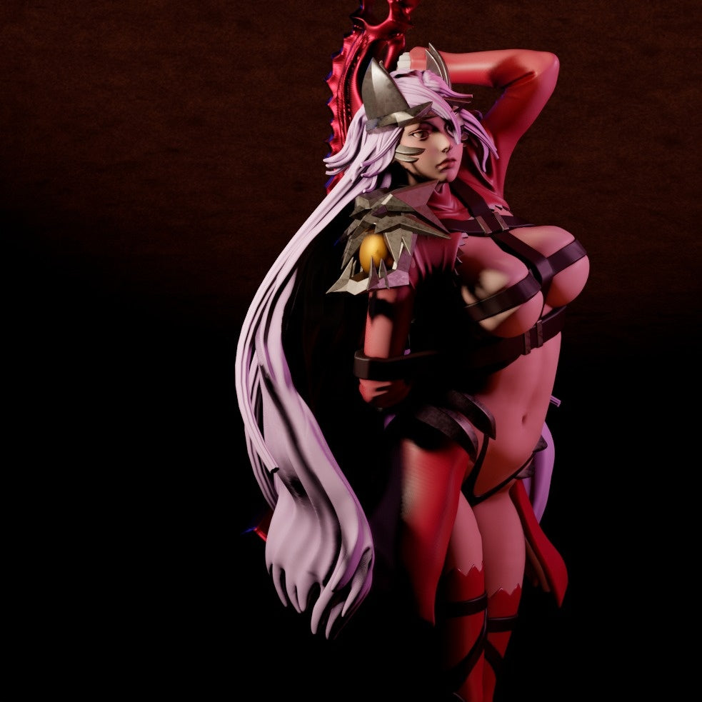 3489 Aldra NSFW - Queen's Blade - STL 3D Print Files