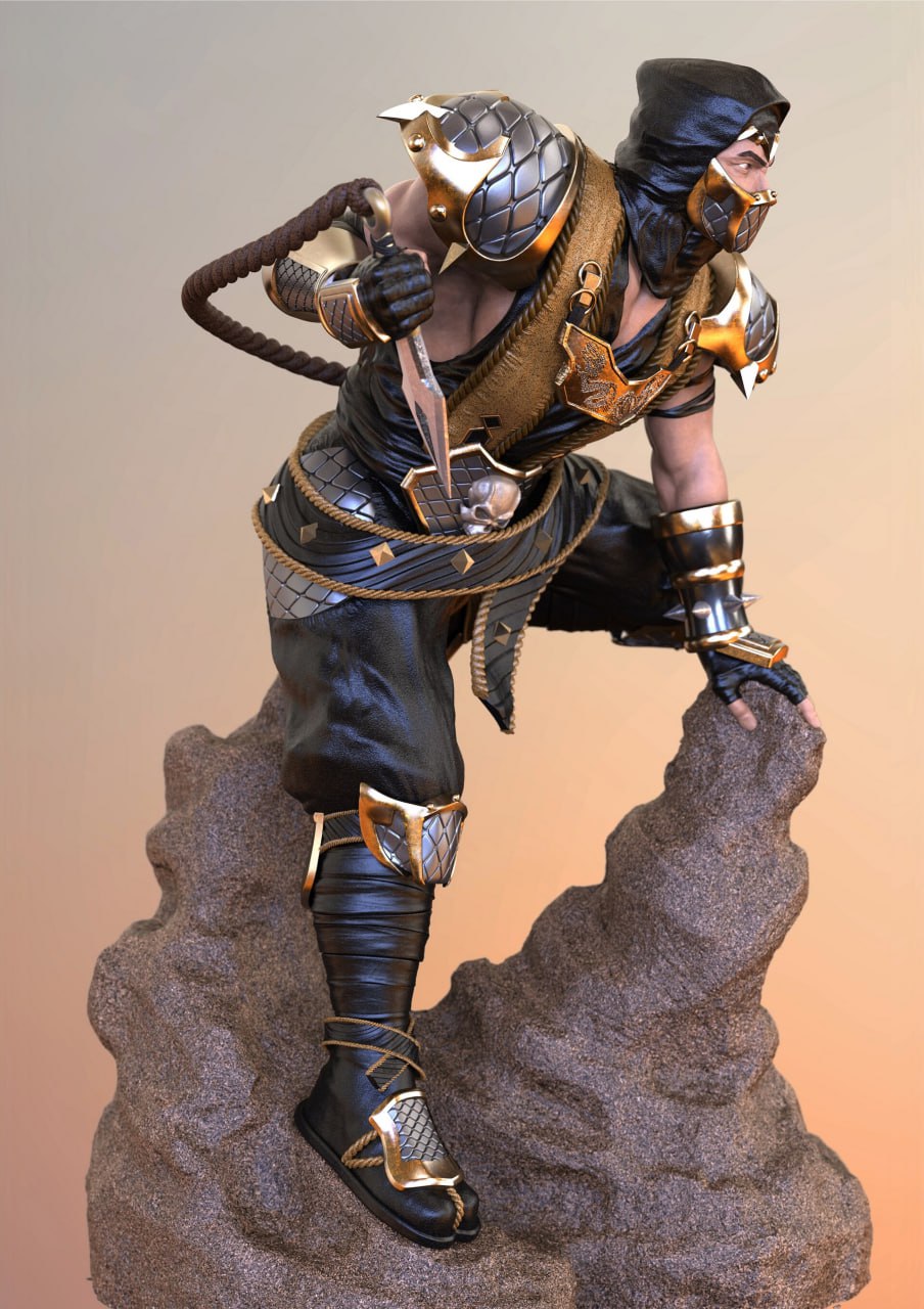 3421 Scorpion - Mortal Kombat - STL 3D Print Files