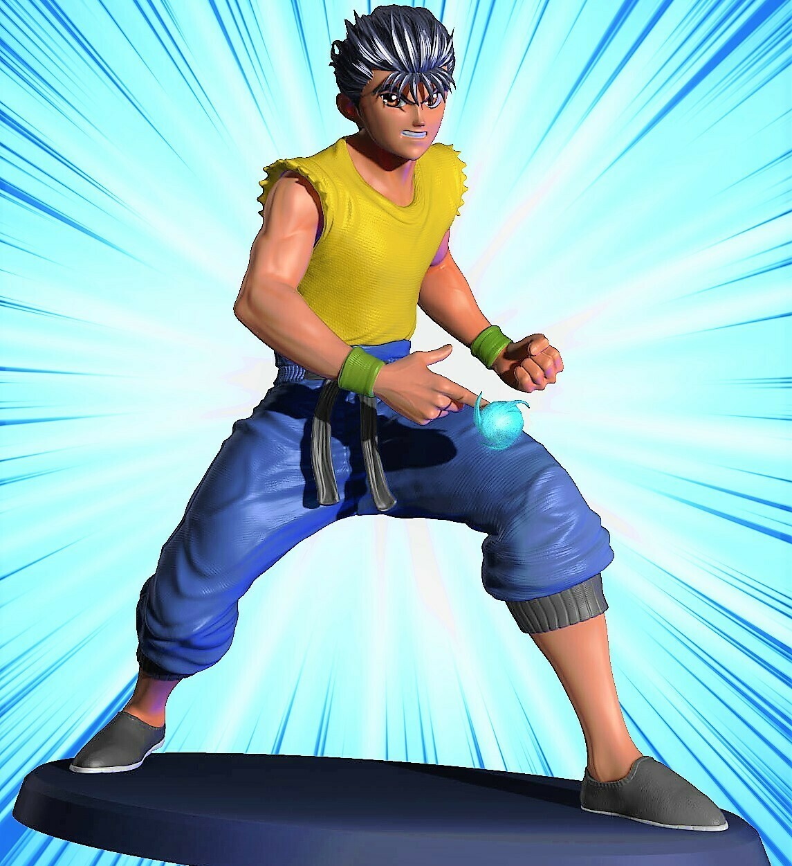 1852 Yusuke Urameshi - YuYu Hakusho - STL 3D Print Files