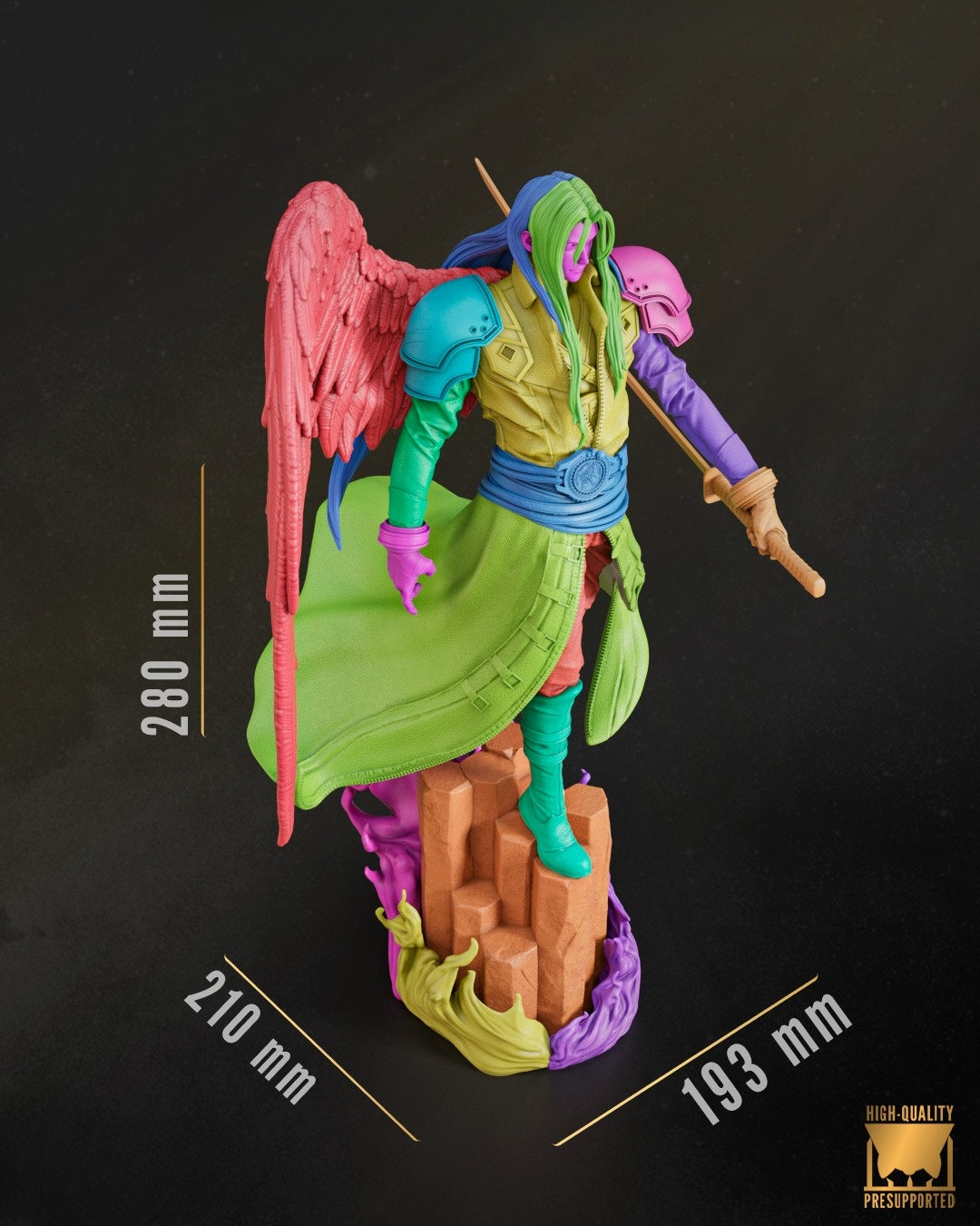 4266 Sephiroth - Final Fantasy VII - STL 3D Print Files