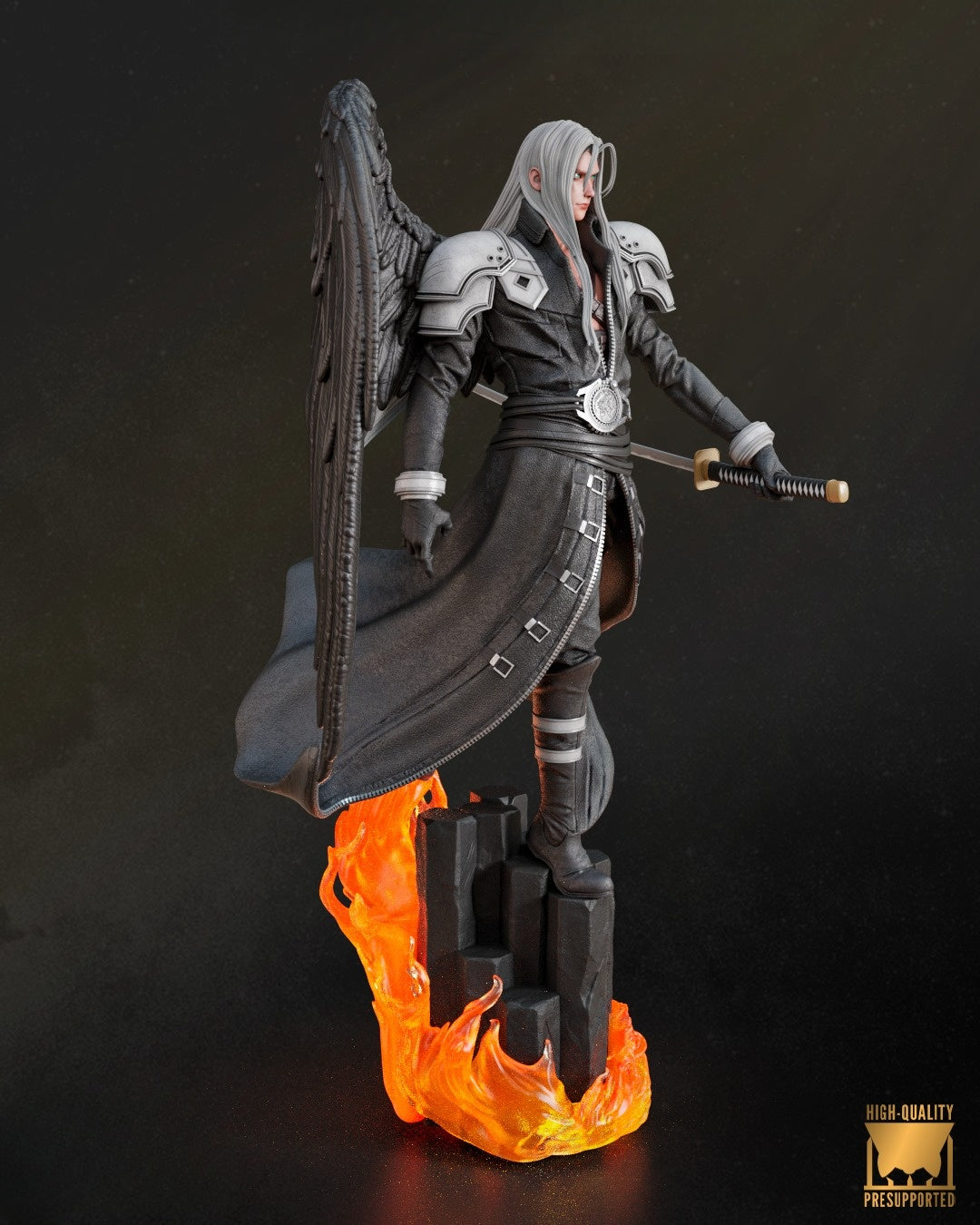 4266 Sephiroth - Final Fantasy VII - STL 3D Print Files