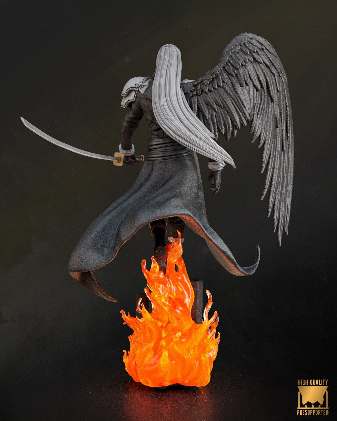 4266 Sephiroth - Final Fantasy VII - STL 3D Print Files