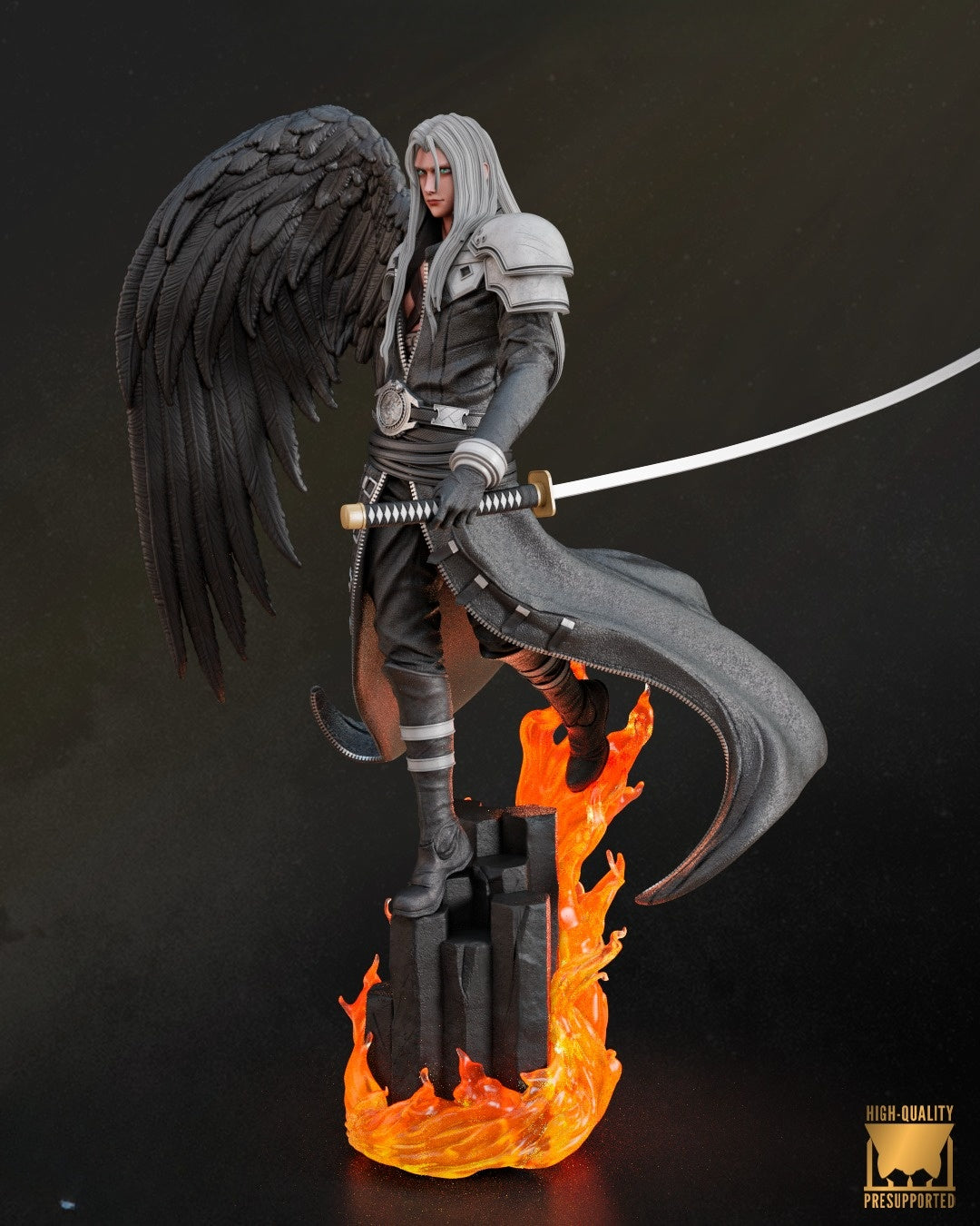 4266 Sephiroth - Final Fantasy VII - STL 3D Print Files