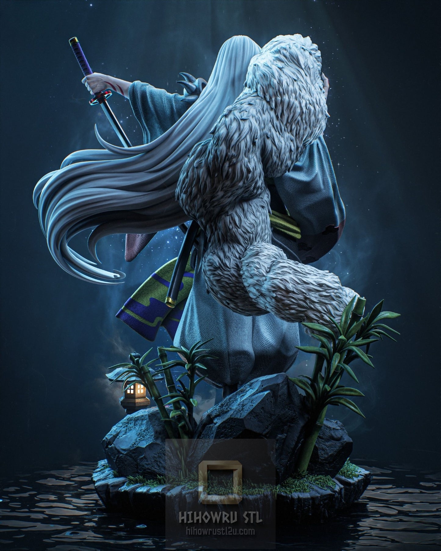 5027 Sesshōmaru - Inuyasha - STL 3D Print Files