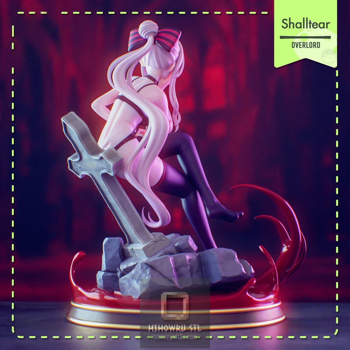 5623 Shalltear Bloodfallen NSFW - Overlord - STL 3D Print Files