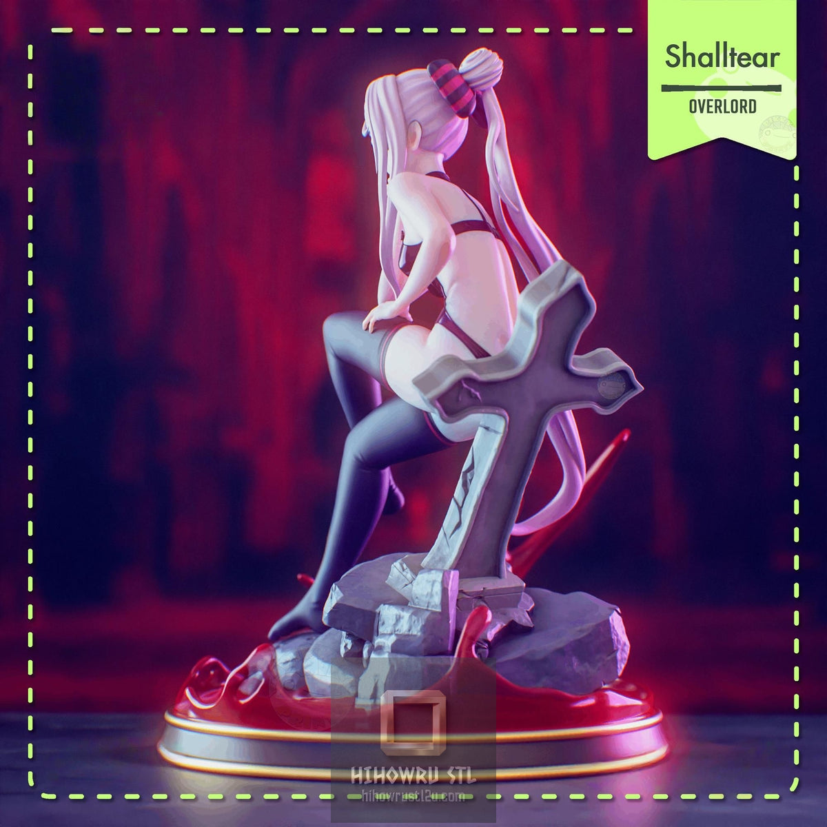 5623 Shalltear Bloodfallen NSFW - Overlord - STL 3D Print Files
