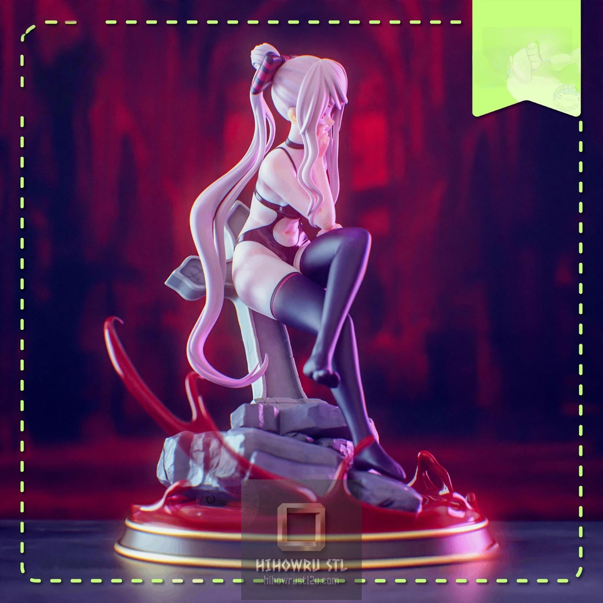 5656 Shalltear Bloodfallen NSFW - Overlord - STL 3D Print Files