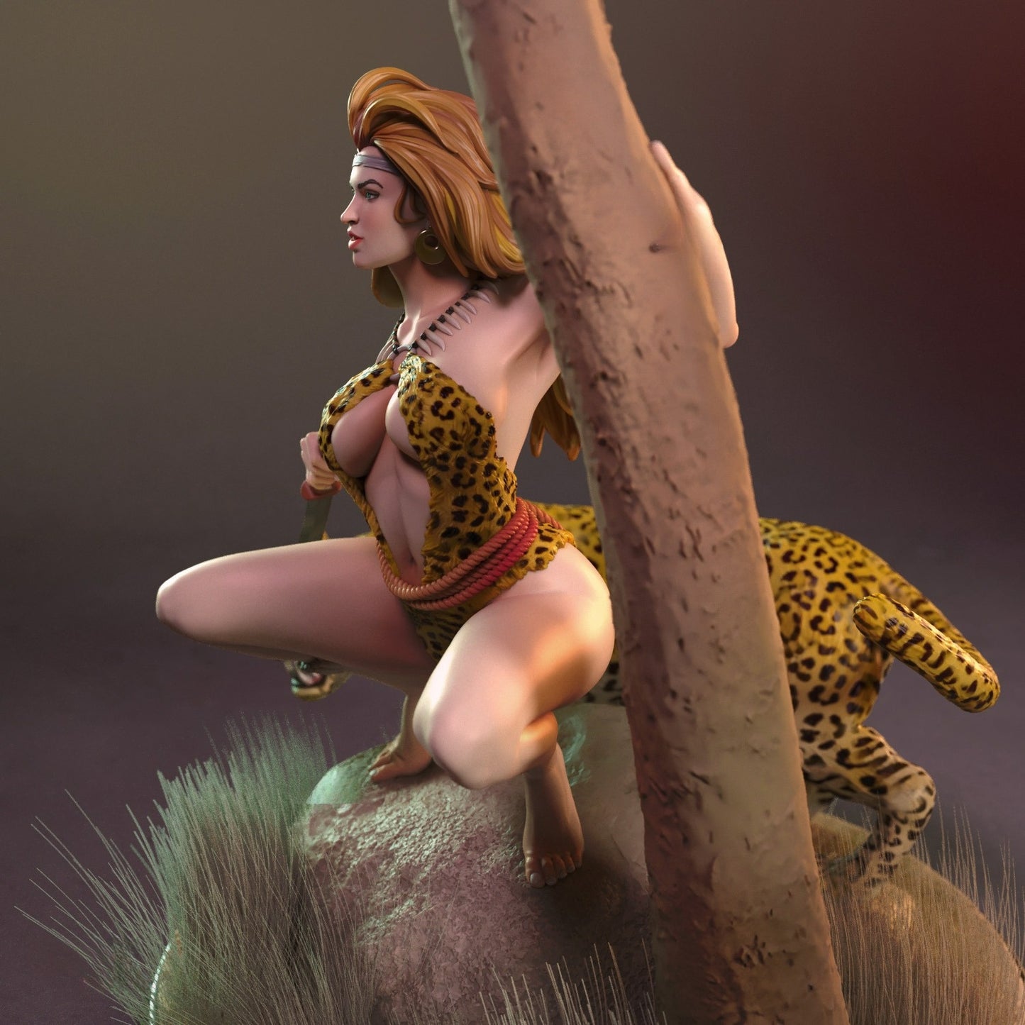 3203 Shanna the She-Devil NSFW - Marvel Comics - STL 3D Print Files