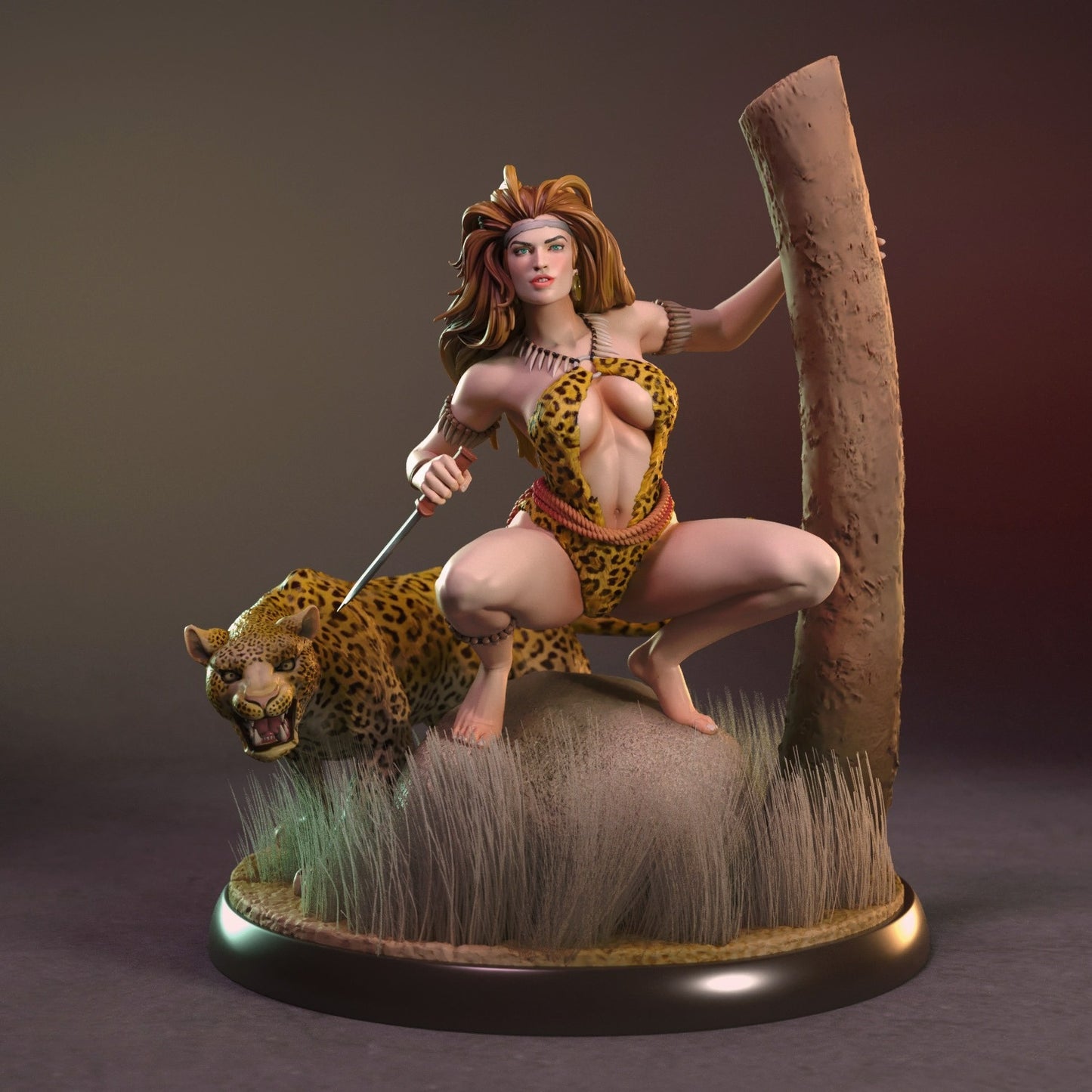 3203 Shanna the She-Devil NSFW - Marvel Comics - STL 3D Print Files