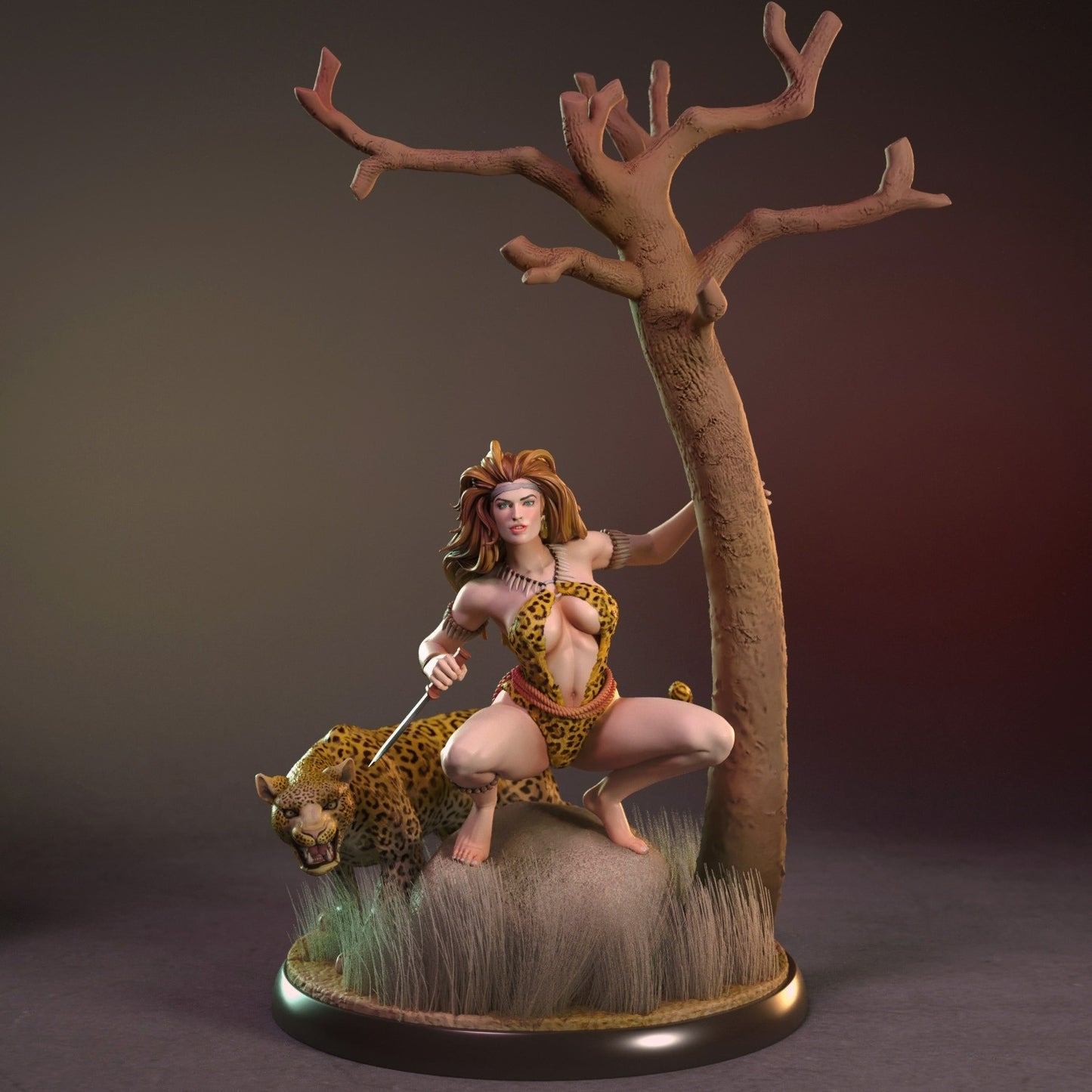 3203 Shanna the She-Devil NSFW - Marvel Comics - STL 3D Print Files