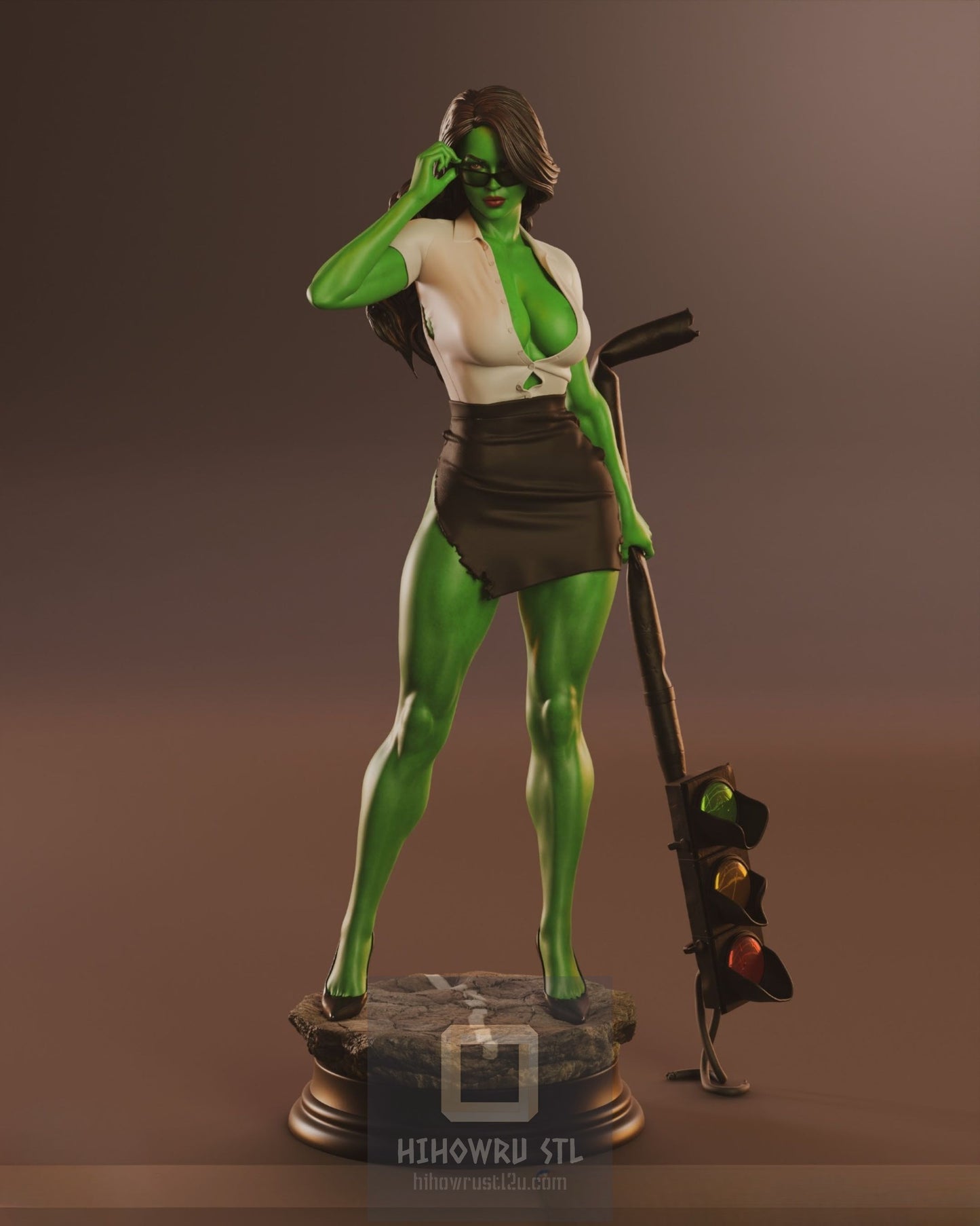 4295 She Hulk - Marvel Comics - STL 3D Print Files
