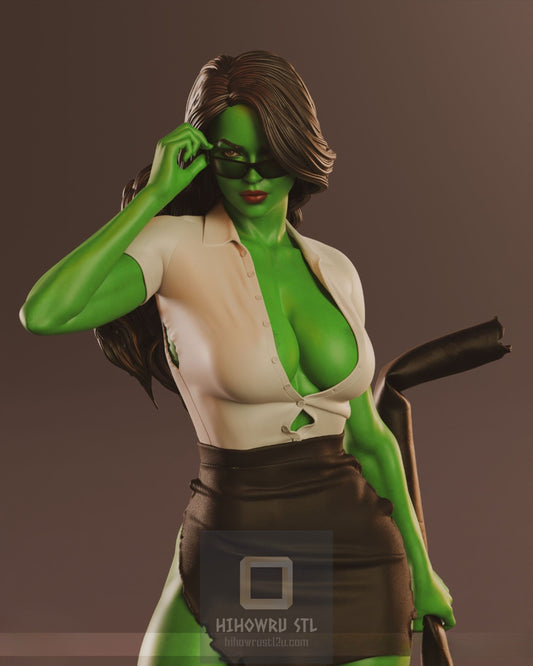 4295 She Hulk - Marvel Comics - STL 3D Print Files