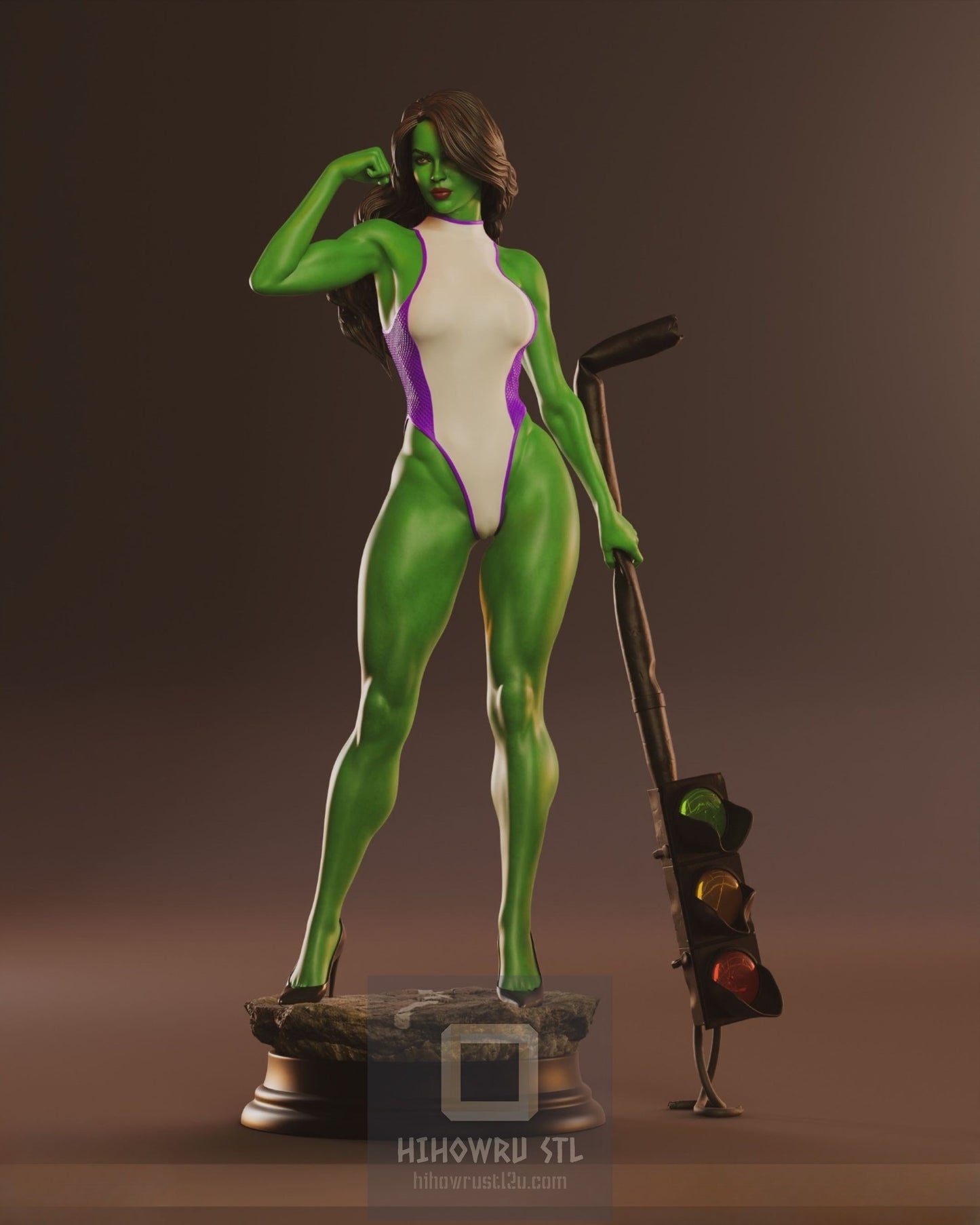 4295 She Hulk - Marvel Comics - STL 3D Print Files