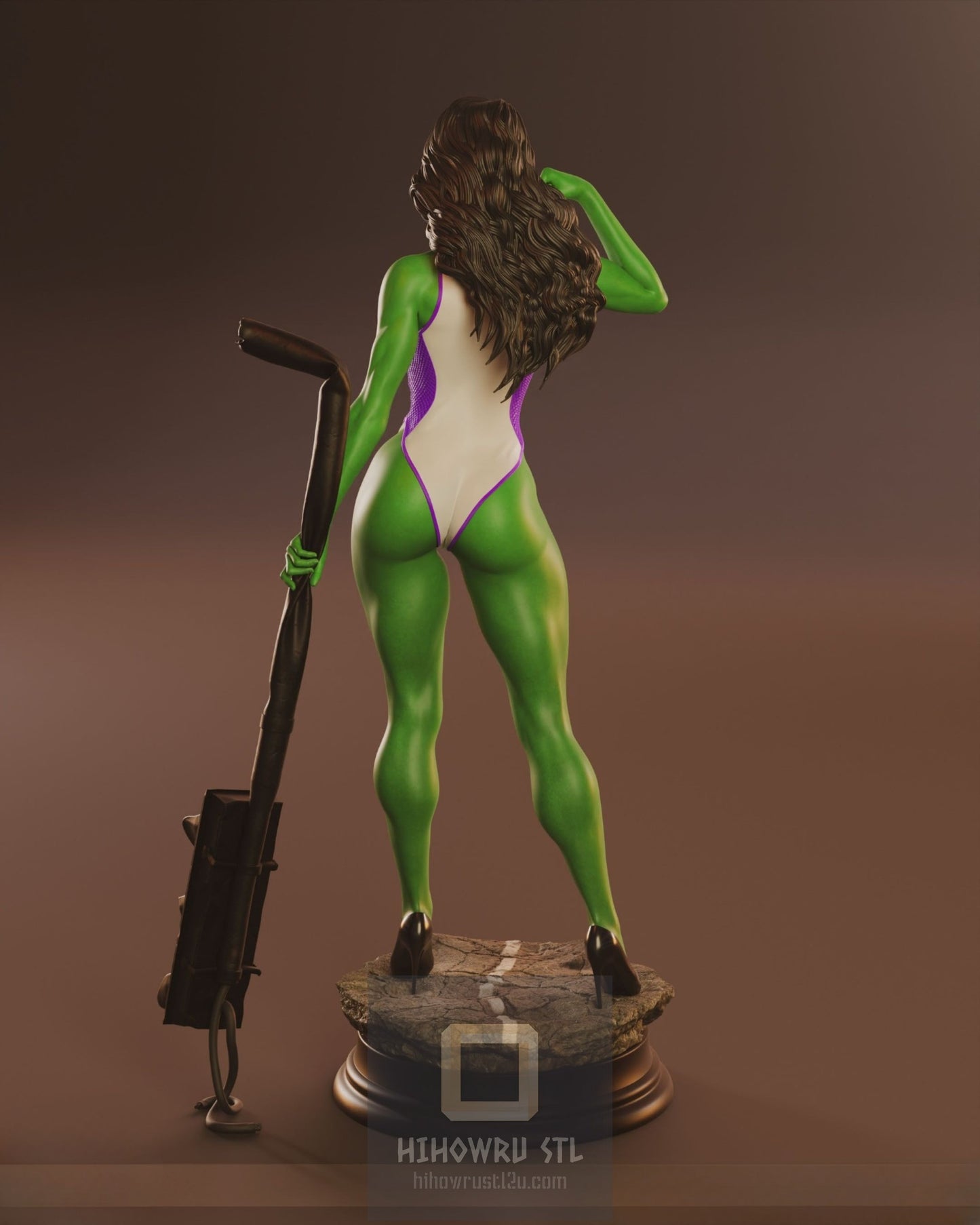 4295 She Hulk - Marvel Comics - STL 3D Print Files