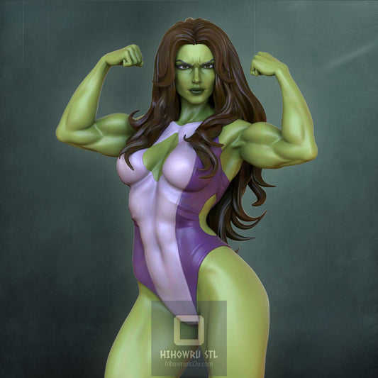 4444 She Hulk NSFW - Marvel Comics - STL 3D Print Files