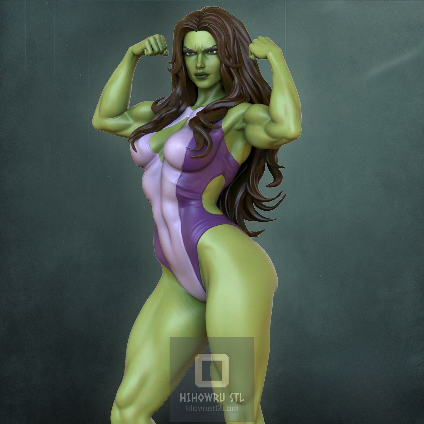 4444 She Hulk NSFW - Marvel Comics - STL 3D Print Files