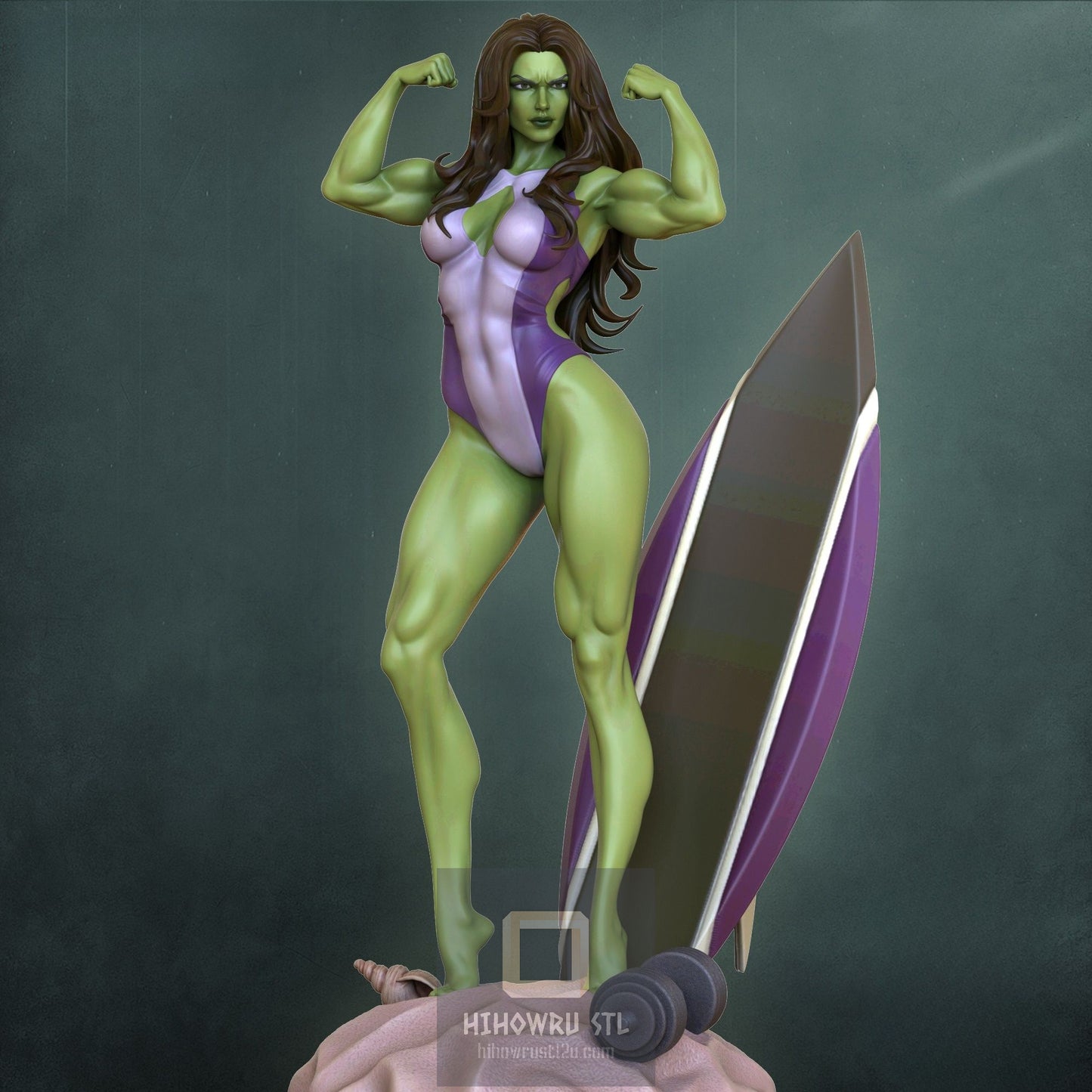 4444 She Hulk NSFW - Marvel Comics - STL 3D Print Files