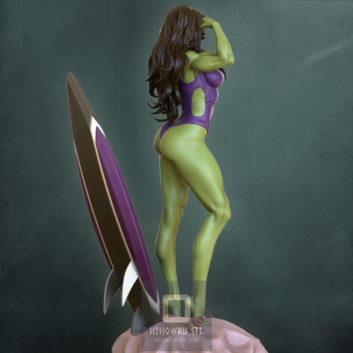4444 She Hulk NSFW - Marvel Comics - STL 3D Print Files